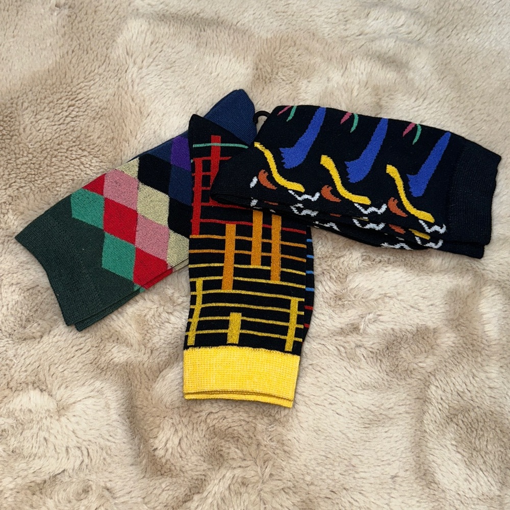 NEW Mitch Bogen 3 pack socks
